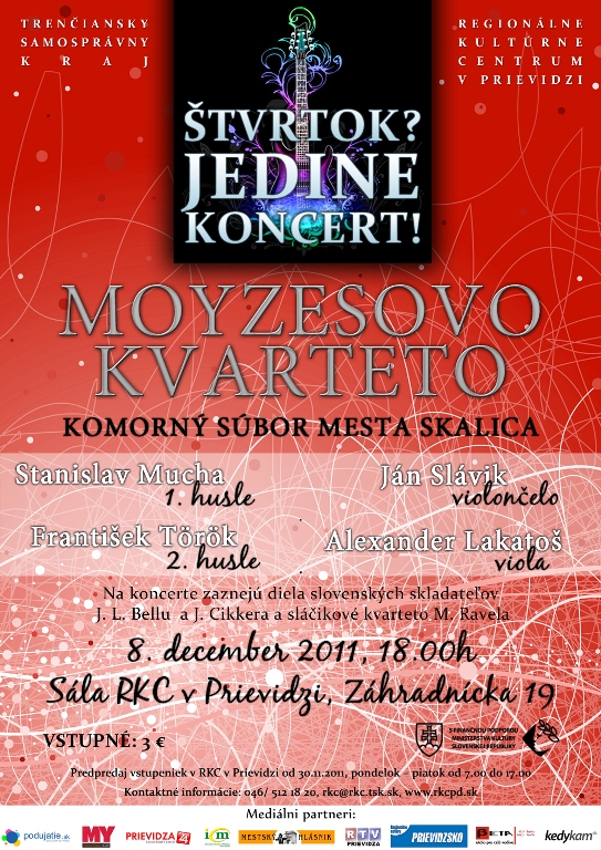 ŠJK - Moyzesovo kvarteto - plagát